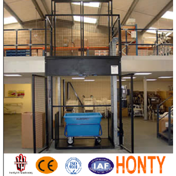 China supplier offers cheap electric material cargo lift hydraulic freight elevator